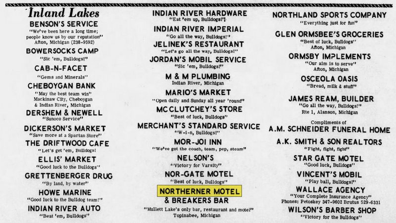 Northerner Motel (Breakers Restaurant) - Mar 1968 Ad (newer photo)